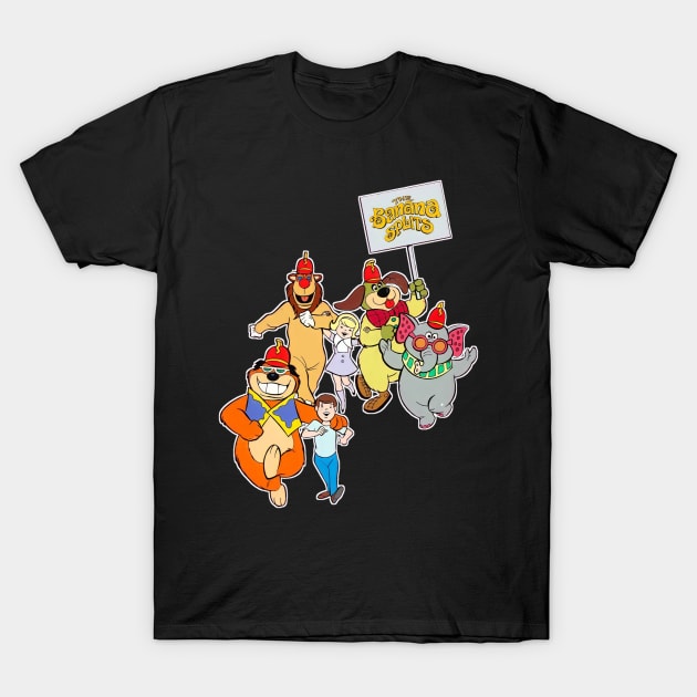 Banana SPLITS t-shirt T-Shirt by Tomblo